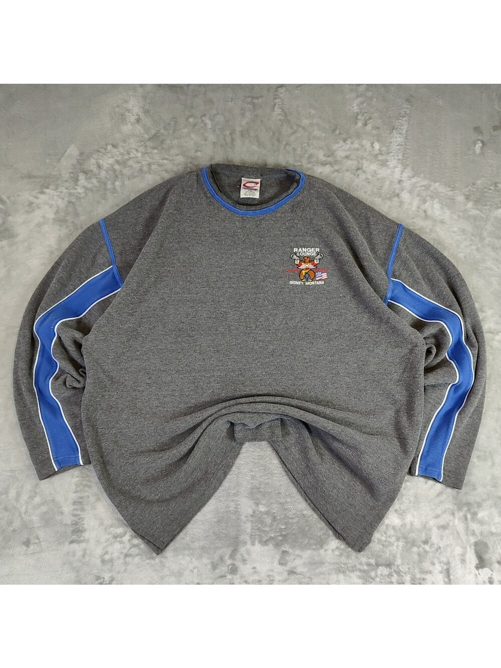 VTG Y2K Cadre Athletic Ranger Lounge Montana sleeve stripe long sleeve mens XXL